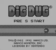 Image n° 4 - screenshots  : Dig Dug